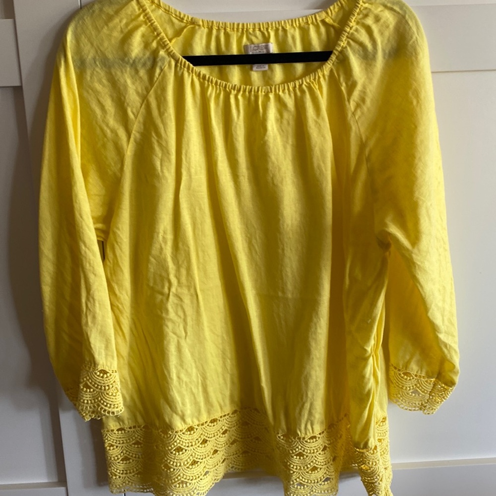 J Crew 100% linen shirt